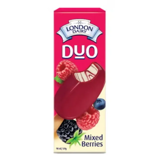 London Dairy Duo Mixed Berries 90ml