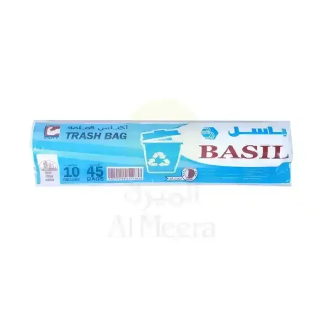 BASIL Trash Bag 52X65Cm 10Gallon 45Pcs