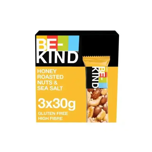 Be-Kind Honey Roasted Nuts & Sea Salt Bar 30 g x 3