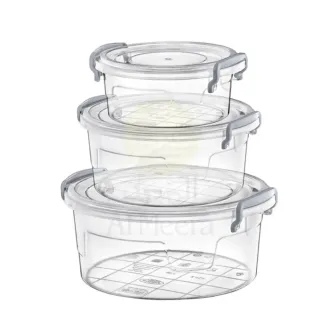 Hobby Life Round Food Storage Box Set 3