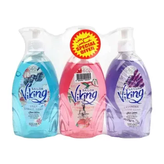 Viking Liquid Handwash Assorted 500mlx3 Pieces Special Price