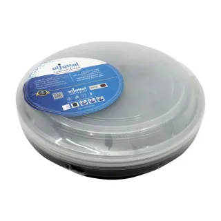 Al Jattal Black Base Container 48oz 5pc