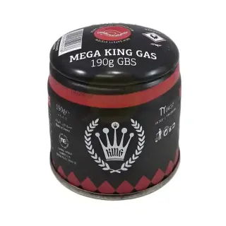 KING Mega Propan Gas 190Gm Black Mkgblk190