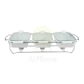 ASCOT Ceramic Food Warmer 1.5L x 3