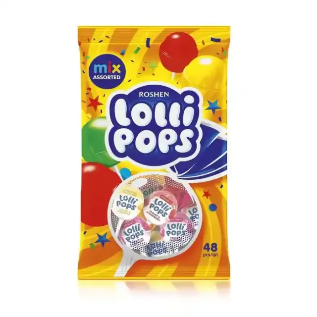 Roshen Yoghurt Flavoured Lollipops 282G