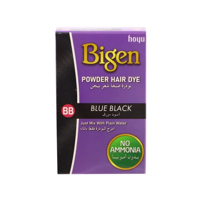 BIGEN HAIR DYE POWDER BLUE BLACK 6G