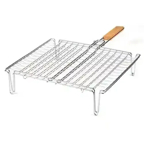 Nava Grilling Basket With Feet 35X25Cm