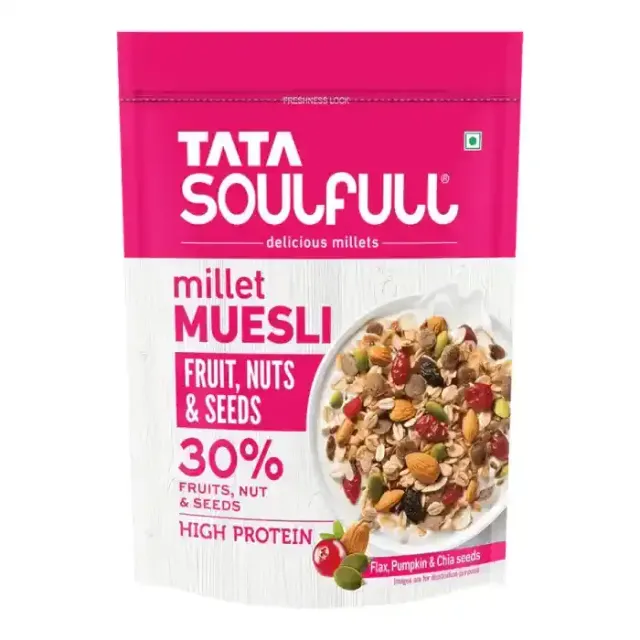 Tata Soulfull Fruit & Nut Muesli 500G