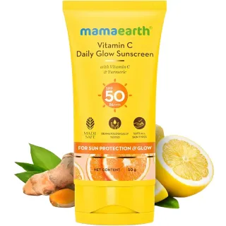 Mama Earth Sunscreen Vitamin C Daily Glow 50g