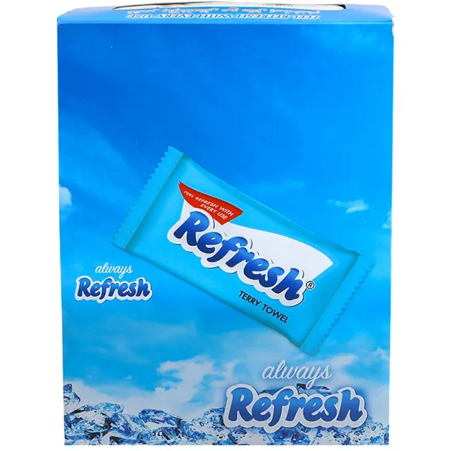 Refresh Cologne Terry Towel Sheets Perfume 15 Pieces
