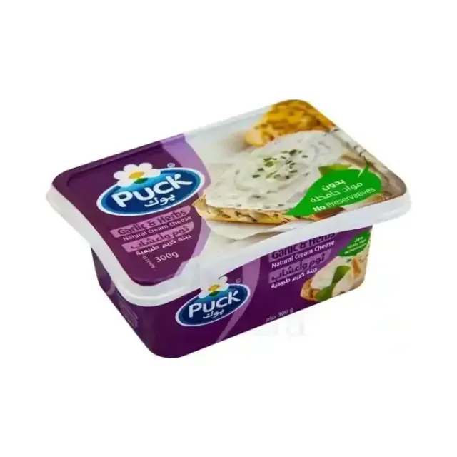 PUCK TUBS GARLIC & HERBS 300G