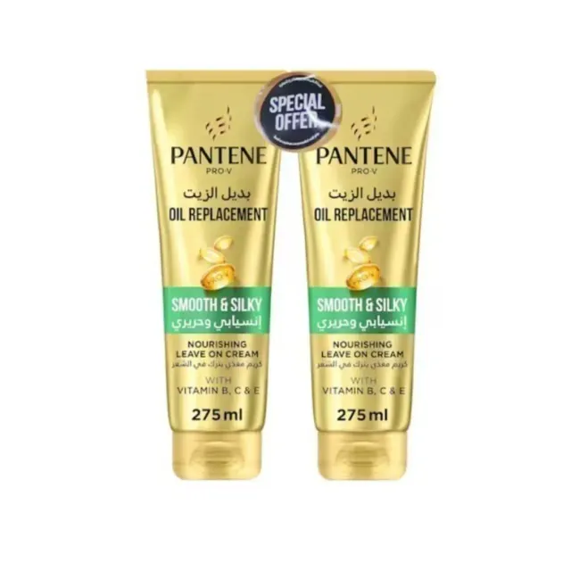 Pantene Pro-V Smooth & Silky Oil Replacement 275 ml x 2 Special Price