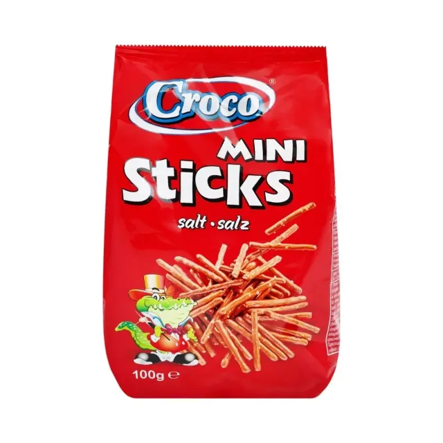 Croco Mini Sticks Crackers Salt 100g