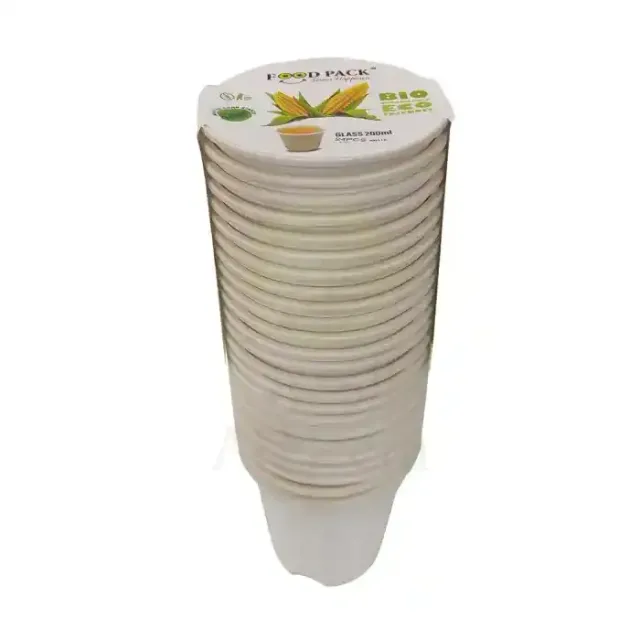 Bio Corn Starch Glass Cubic Capacity