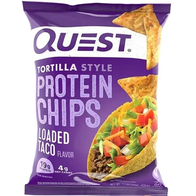 Quest Protein Chips Tortilla Style Loaded Taco Flavor 32g