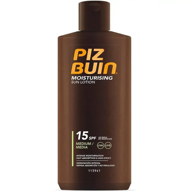 Piz Buin Moisturising Sun Lotion Spf15 Medium Media 200ml