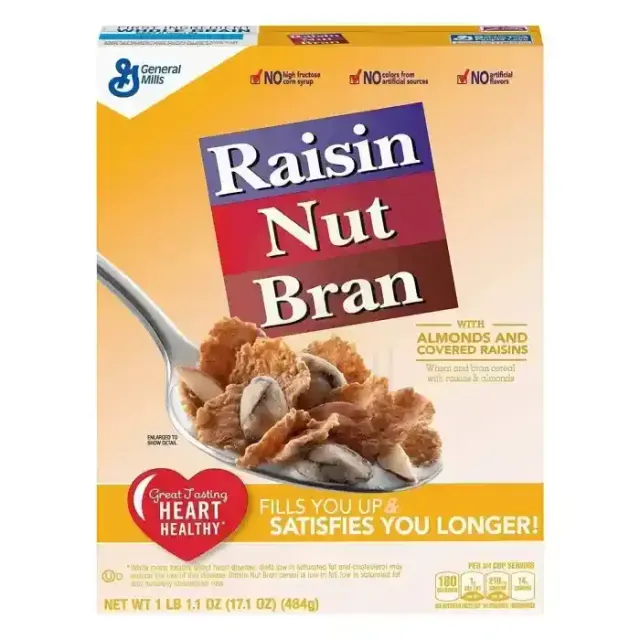 General Mills Cereal Raisn Nut Bran 485G