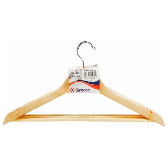 Sirocco Wooden Cloth Hanger Pack of 3