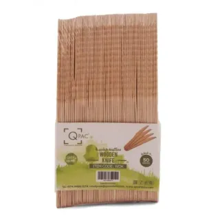 Qpac Wooden Knife 50 pcs WDK