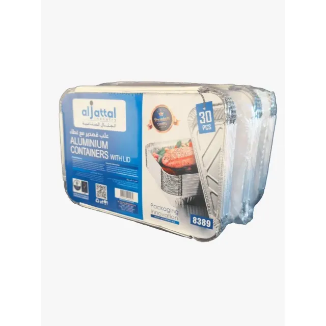Al Jattal Aluminum Container 10pcs 3-Set