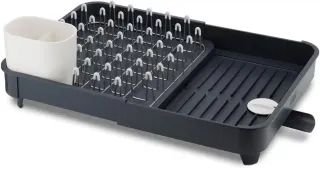 Joseph Expandable Dish Rack Grey White