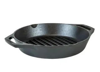Lodge USA Grill Pan 10.25 Inch Double Handle L8GPL