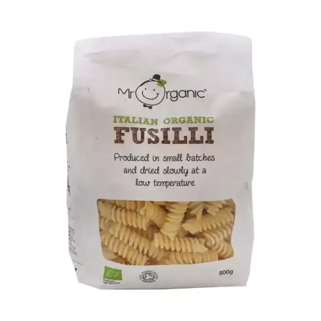 Mr Organic Fusilli Pasta 500G