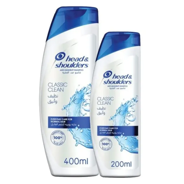 Head & Shoulders Shampoo Anti-Dandruff Classic 400ml + 200ml
