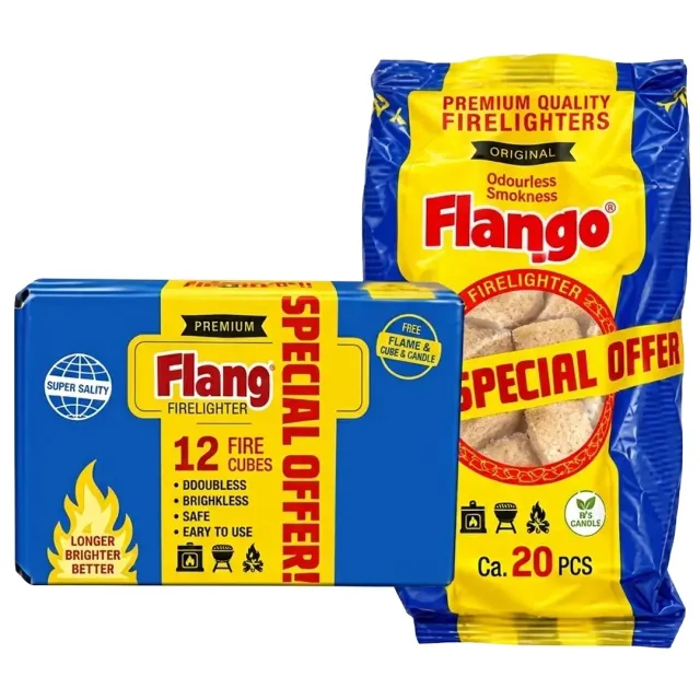 Flamgo Firelighters 20 Pieces + Cubes 142.5g