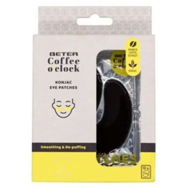 BETER COFFEE EYE PATCHES KONJAC 10S