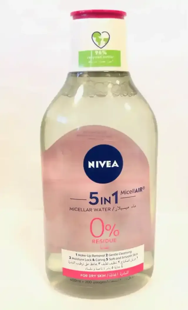 Nivea Micellar Water Makeup Remover 5in1 MicellAIR Dry & Sensitive Skin 400ml