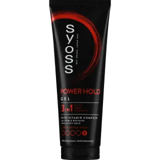Syoss 3 In 1 Power Hold Styling Gel 250ml