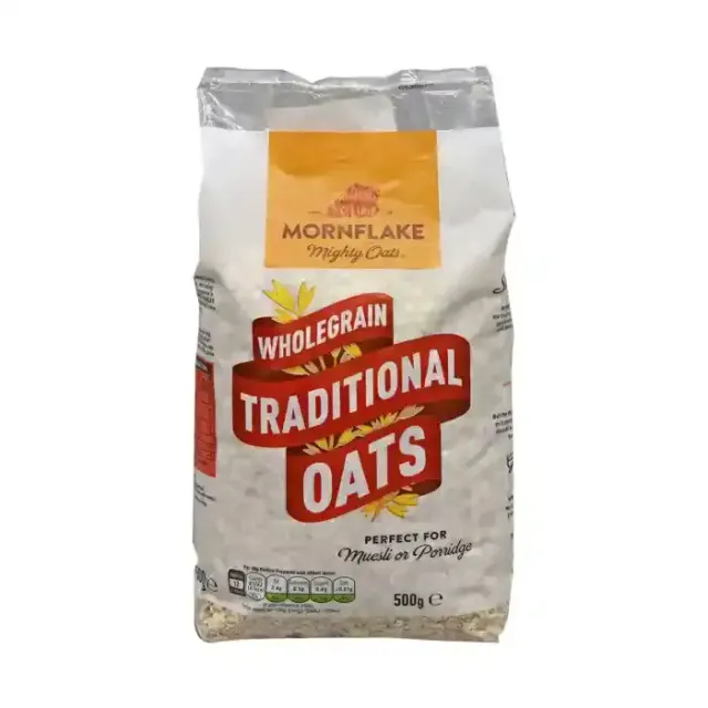 Mornflake Mighty Oats Wholegrain Traditional Oats 500G