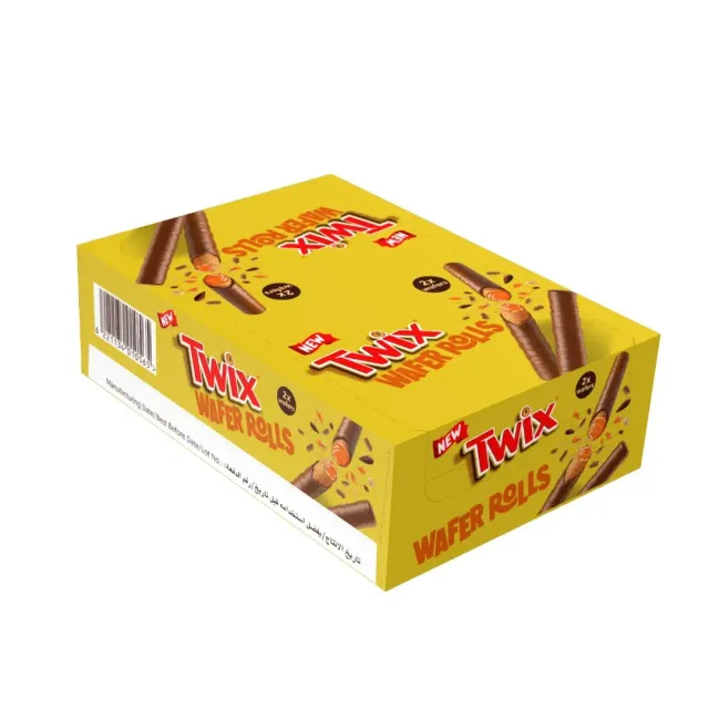 TWIX CARAMEL WAFER ROLLS 22.5GX24