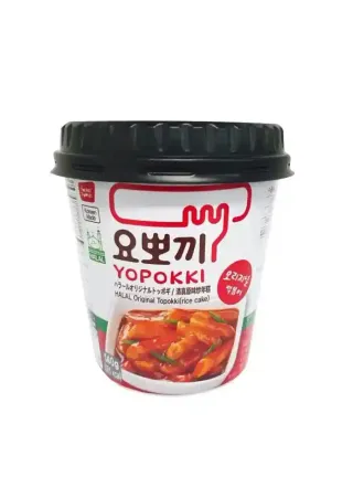 Yopokki Rice Cake Halal Original Tteokbokki Cup 140g