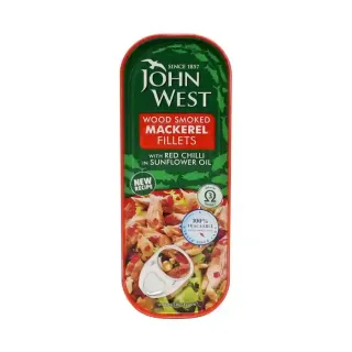 John West Mackrl Fillets Wd Smkd Ch 110G