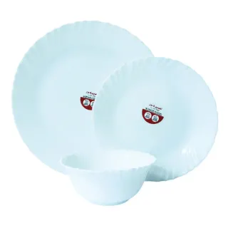 LA OPALA Classique Dinner Set White 12pc
