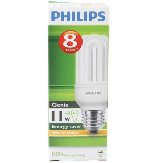Philips Genie Bulb 11W E27 Energy Saver Warm White