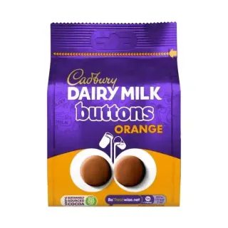 Cadbury Orange Giant Buttons 110g