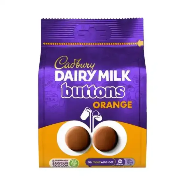 Cadbury Orange Giant Buttons 110g
