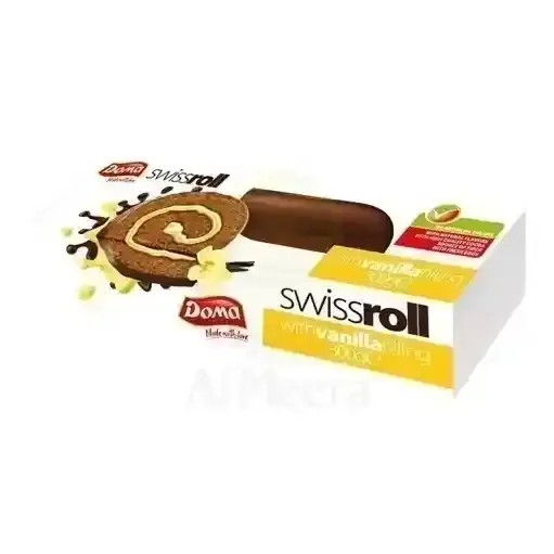 Doma Swiss Roll Vanilla 300G