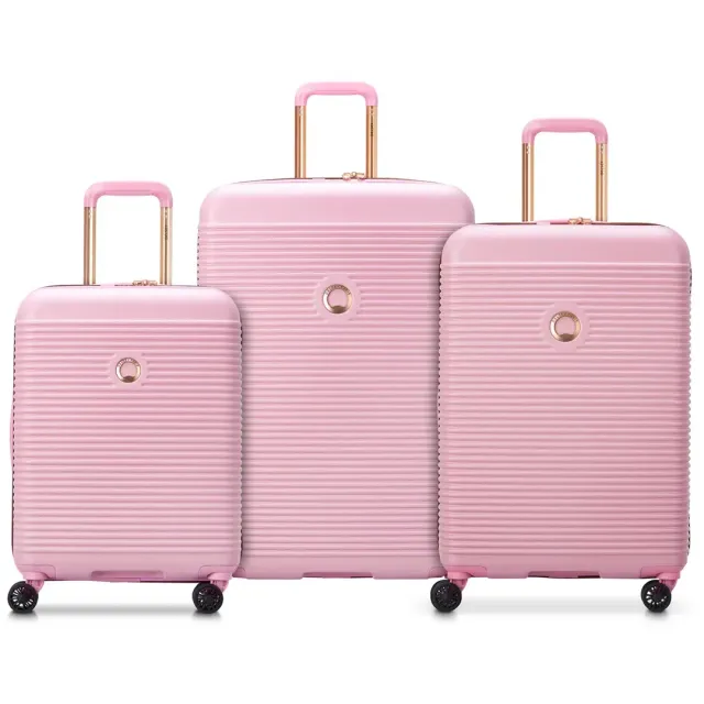 Delsey Anvers Hard Trolley 3-Piece Set Light Pink