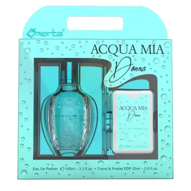 Omerta Acqua Edp Mia Donna Perfume, 100ml + Pocket Perfume 20ml