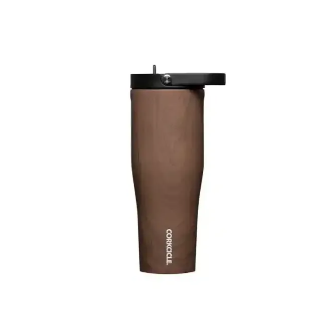 Corkcicle Gocup XL with Straw 887 ml Walnut