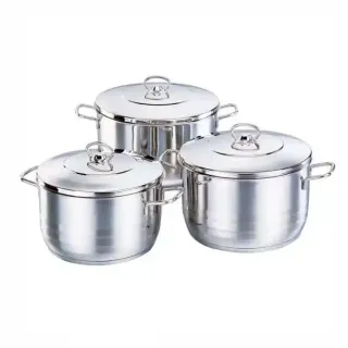 Korkmaz Cookware Set 6Pcs Astra Trio