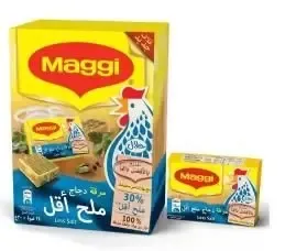 MAGGI CHKN LOW SALT STOCKS 18GX24