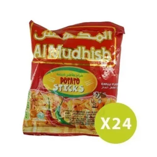 أصابع بطاطس المذحش حار 20 جم × 24 قطعة