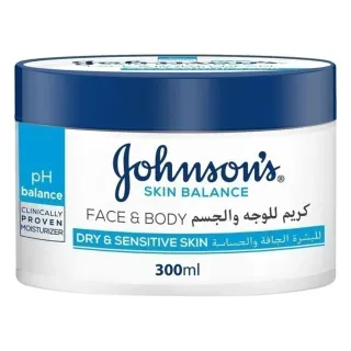جونسون كريم توازن البشرة للوجه & الجسم 300مل
