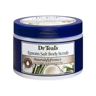 DR. TEALS BODY SCRUB COCONUT OIL 454G