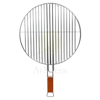 Desert Ranger Double Round Grill 37cm with Wooden Handle A450214